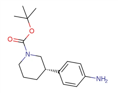 (S) -Tert-Butyl 3- (4-aminophenyl) piperidine-1-carboxylate (CAS: 1171197-20-8)